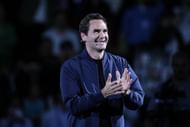 Roger Federer pictured at the 2023 Shanghai Masters | Image Source: Getty
